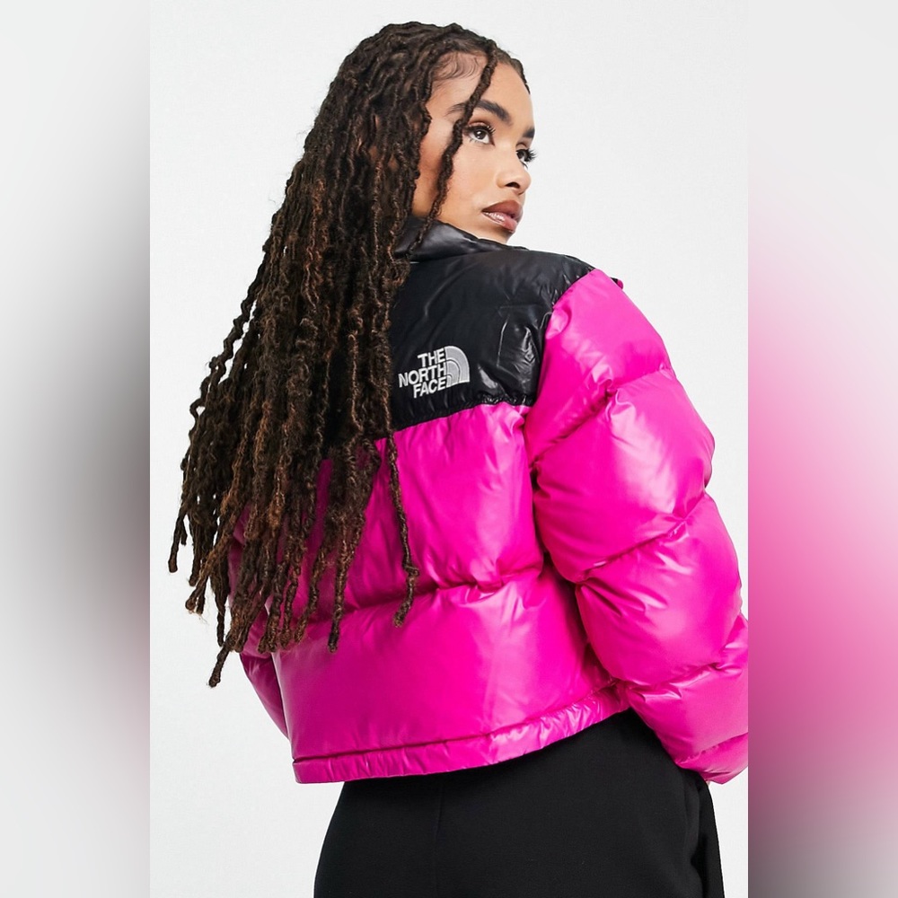 The North Face Nuptse Cropped Puffer Down Jacket
